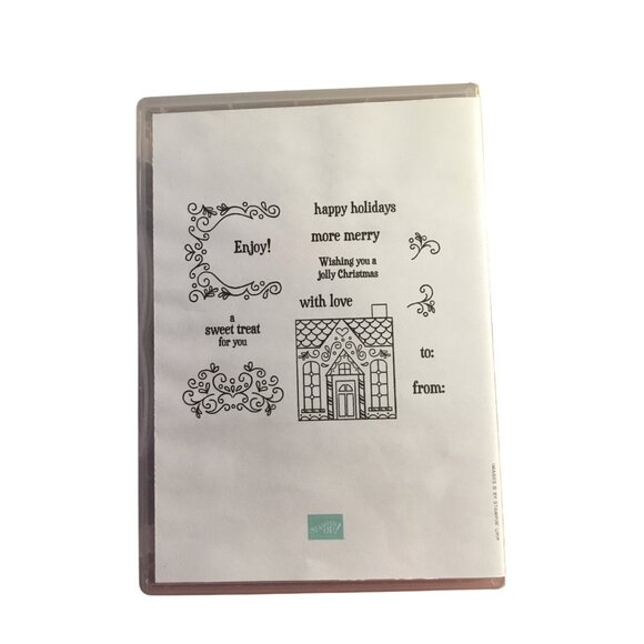 Stampin Up! Jolly Gingerbread Paper Pumpkin Stamp Set - Stamps Only Nov 2020 - Picture 1 of 3